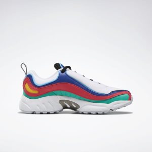 Reebok Daytona DMX Turnschuhe Herren - Weiß/Rosa - DE 025-BUS